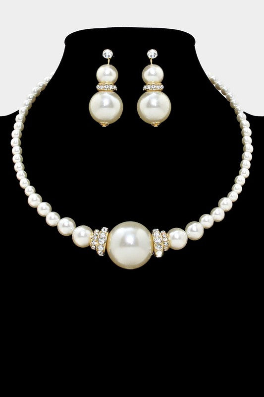 Pearl Necklace Set